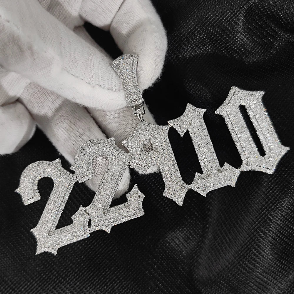 CUSTOM ICED OUT LETTER OLD ENGLISH