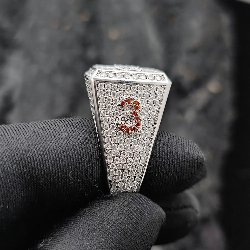 CUSTOM VVS MOISSANTE HIPHOP RING