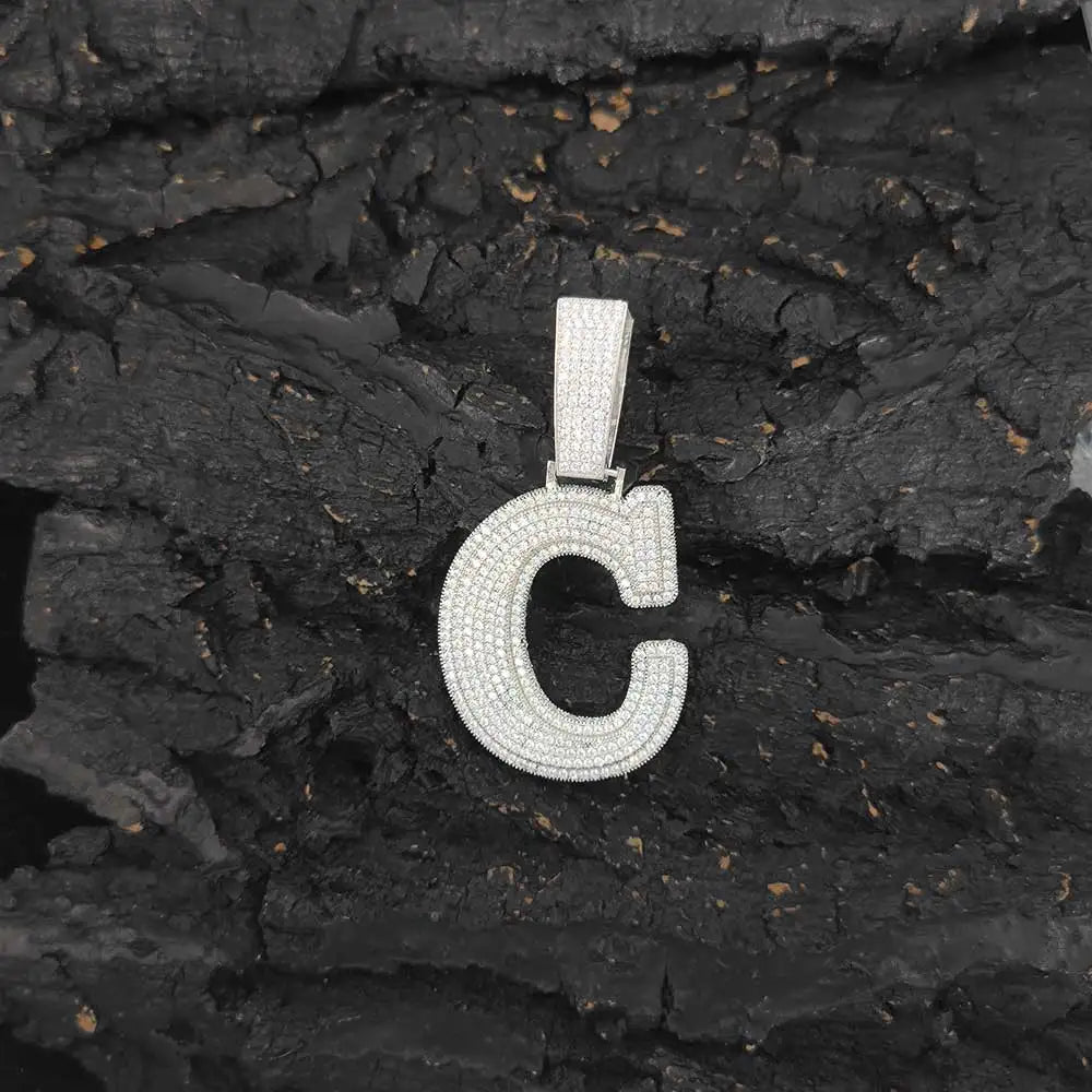 CUSTOM ICED OUT BOLD LETTER CHAIN