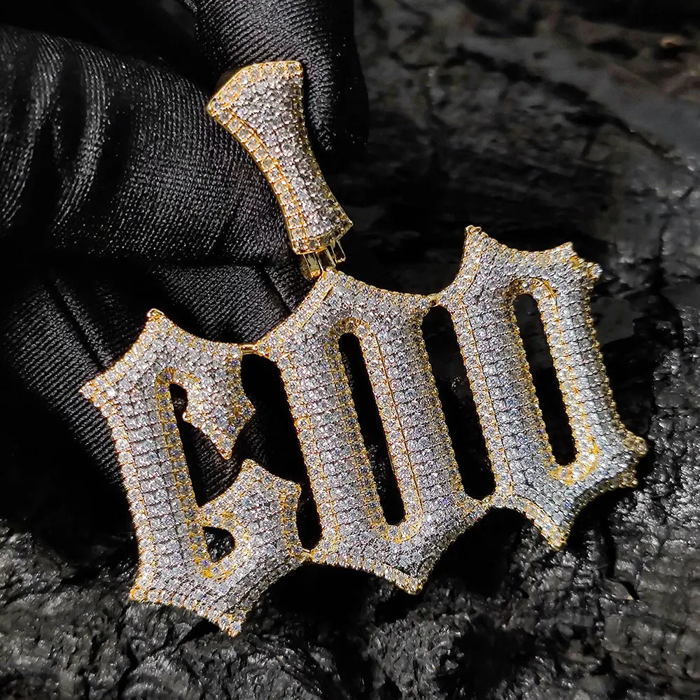 CUSTOM ICED OUT LETTER OLD ENGLISH
