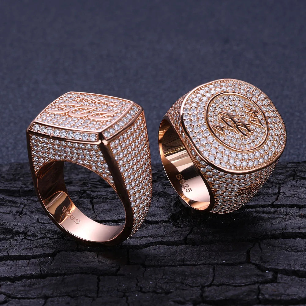 CUSTOM VVS MOISSANTE HIPHOP RING