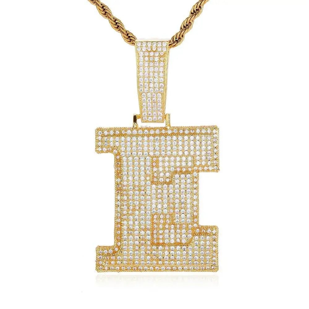 CUSTOM ICED OUT BOLD LETTER CHAIN