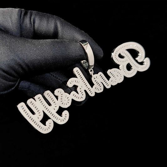 CUSTOM SIGNATURE SCRIPT FONT PENDANT