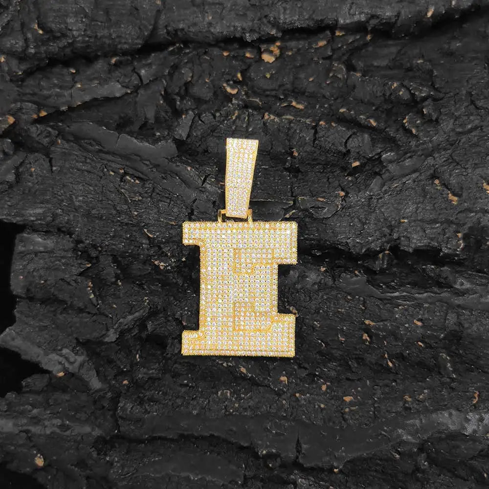 CUSTOM ICED OUT BOLD LETTER CHAIN