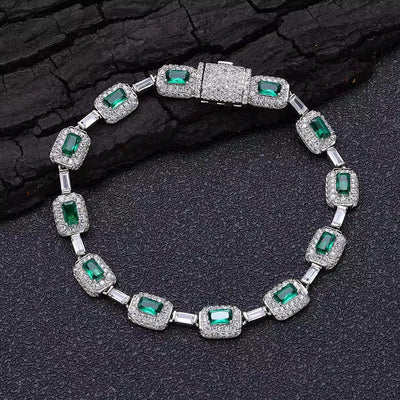 EMERALD DIAMOND BRACELET