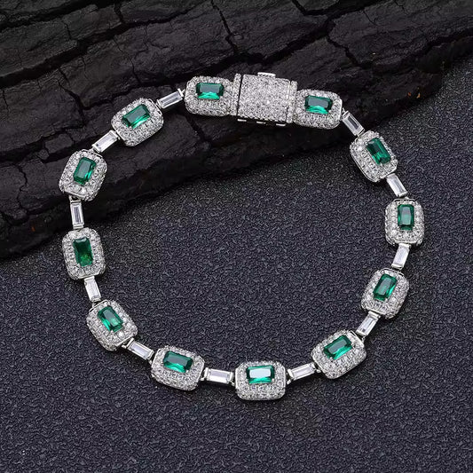 EMERALD DIAMOND BRACELET