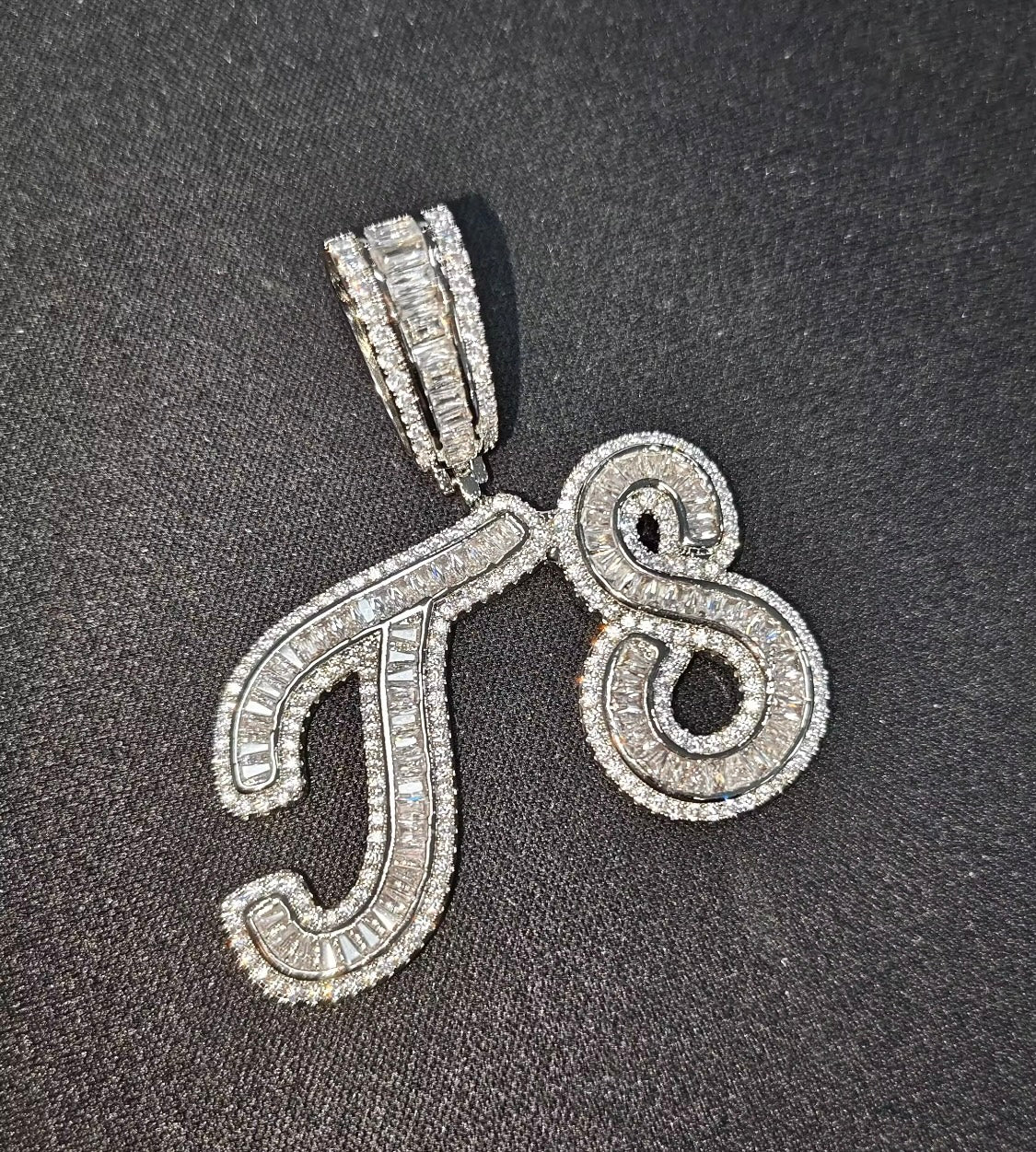 CUSTOM ICED OUT LETTER CHAIN