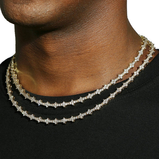 HONEYCOMB CHAIN - GOLD