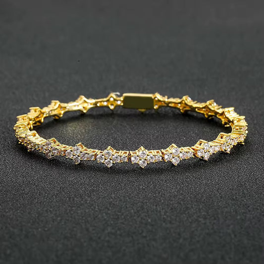 HONEYCOMB BRACELET - GOLD