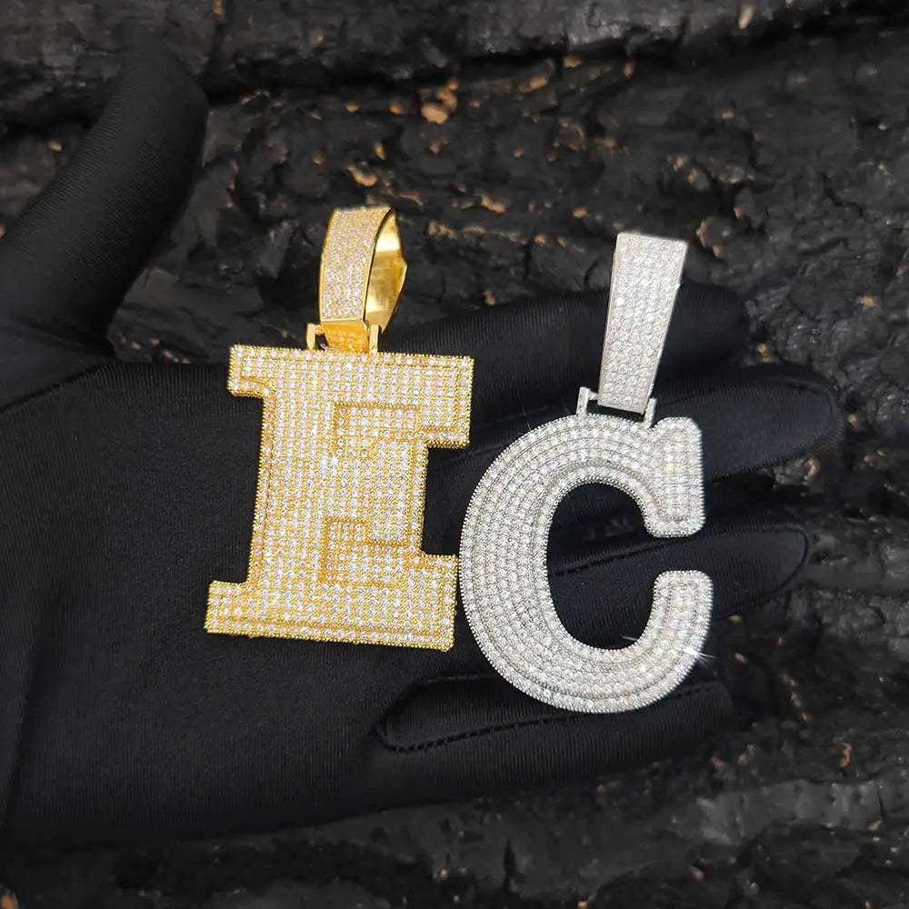 CUSTOM ICED OUT BOLD LETTER CHAIN
