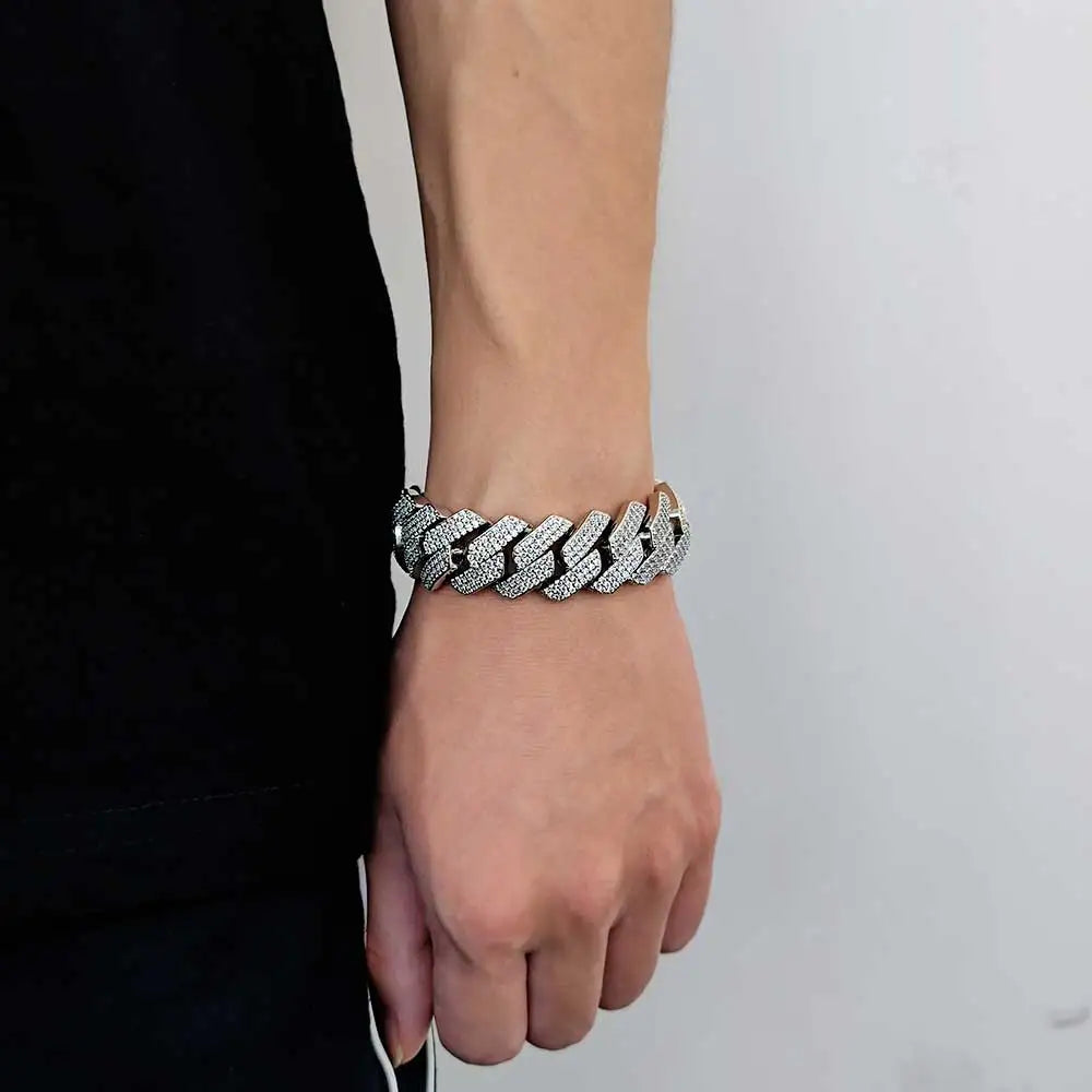 Iced Out CZ Cuban Chain - ONLY ICE