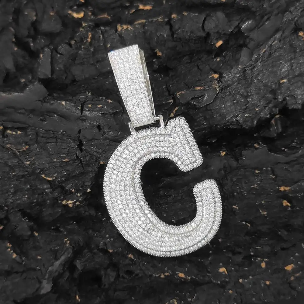CUSTOM ICED OUT BOLD LETTER CHAIN