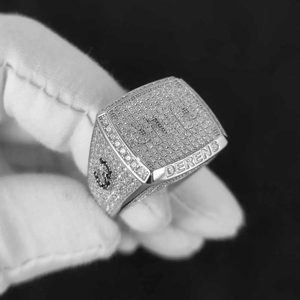 CUSTOM VVS MOISSANTE HIPHOP RING