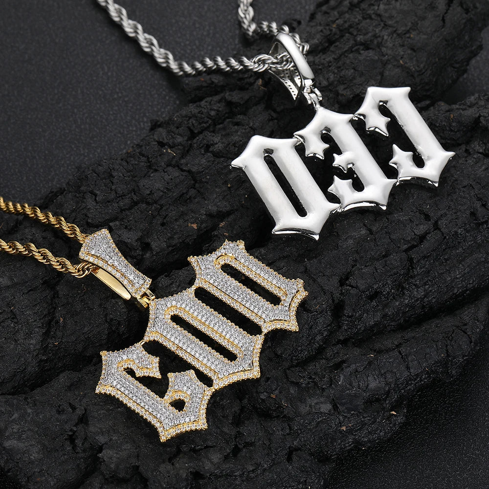 CUSTOM ICED OUT LETTER OLD ENGLISH