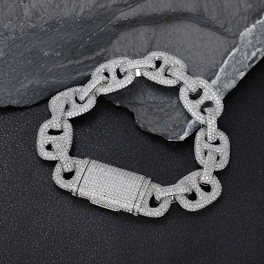 MIAMI CUBAN BRACELET - WHITE GOLD
