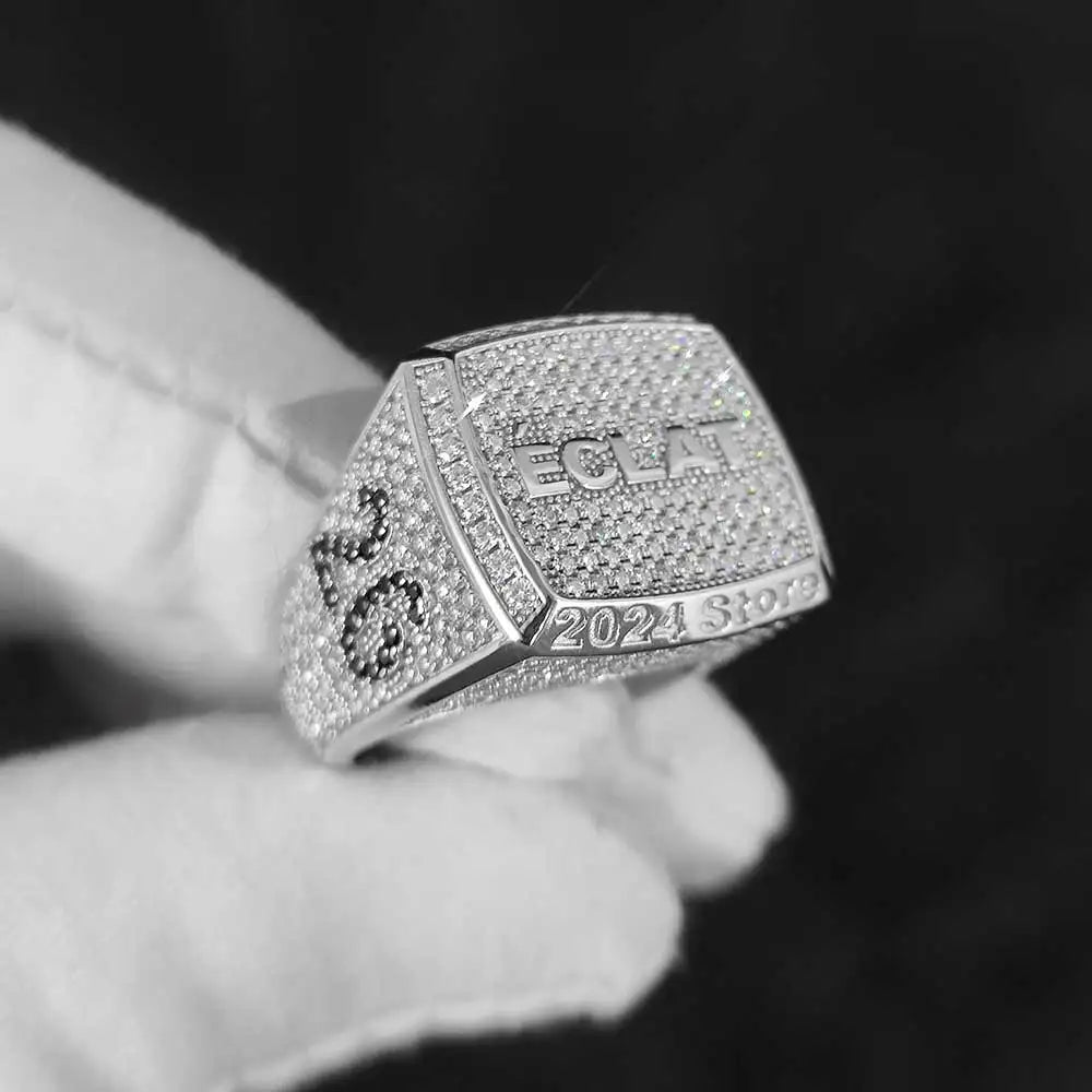CUSTOM VVS MOISSANTE HIPHOP RING