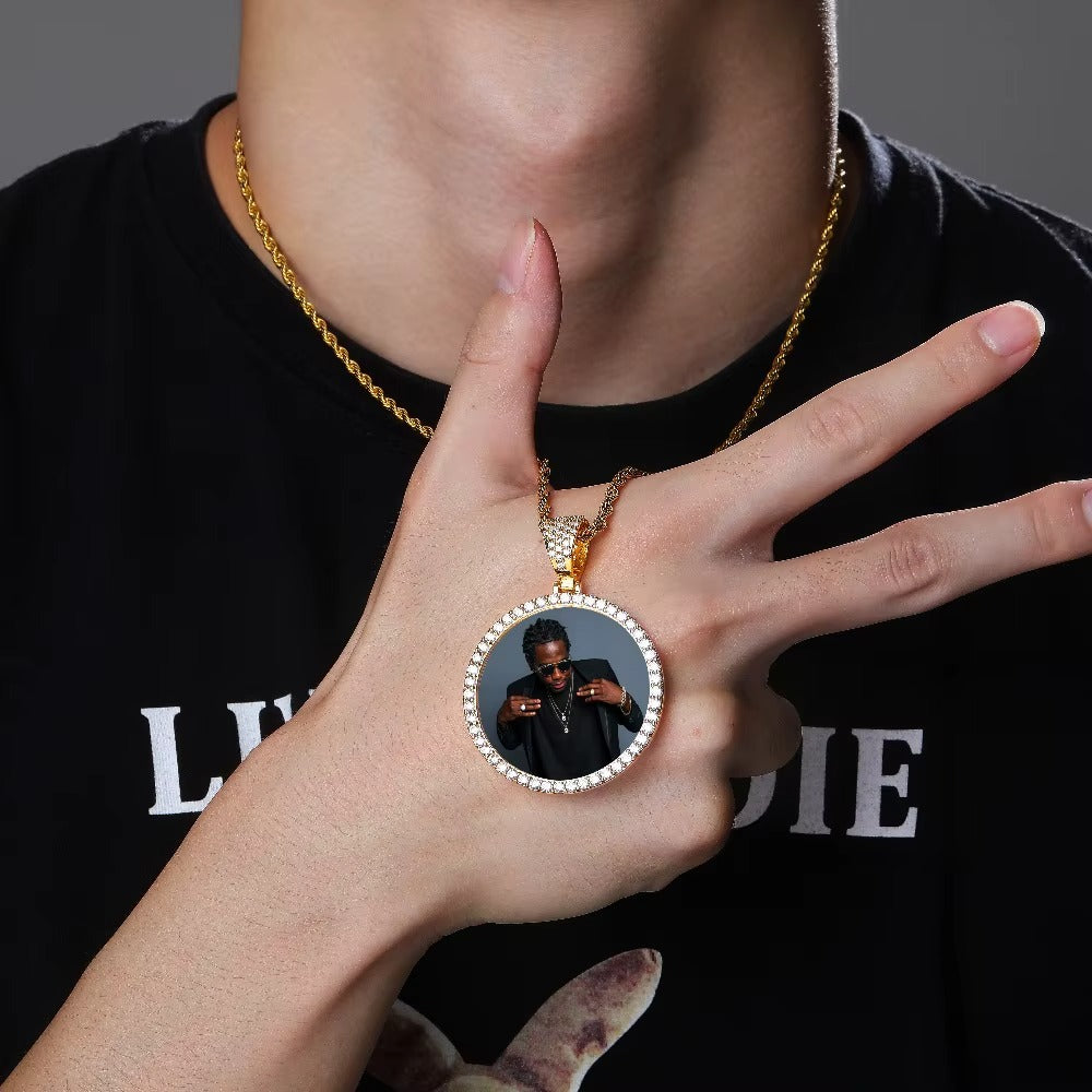 CUSTOM MEMORIAL PHOTO PENDANT